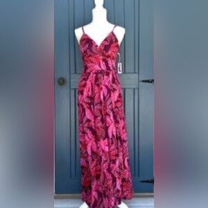 Jessica Simpson purple and Pink Maxi Dress